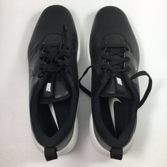 Nike Men's Roshe G Tour Leather Golf Cleats AR5580-001 Black Size 9 - Picture 5 of 6